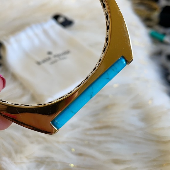 Kate Spade ♠️ Turquoise Bar Bracelet - Picture 6 of 8